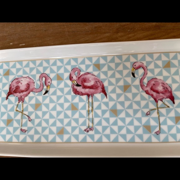 Milly Green British Designs Pink Flamingo Tray - Picture 3 of 5